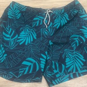 BNWT Dockers Teal and Navy Swim Shorts